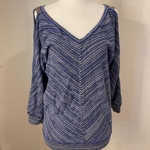 White House Black Market Cold Shoulder Sweater Size medium